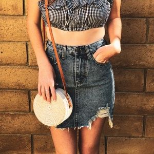 CROSS BODY HANDMADE BASKET PURSE BALI (SMALL)